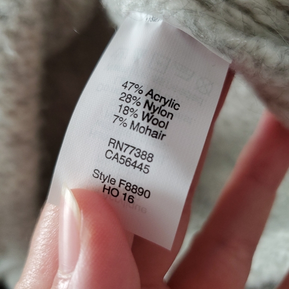 Madewell Snowbound Drawstring Pullover Sweater Turtleneck Size XS Mohair Wool. - Picture 12 of 12